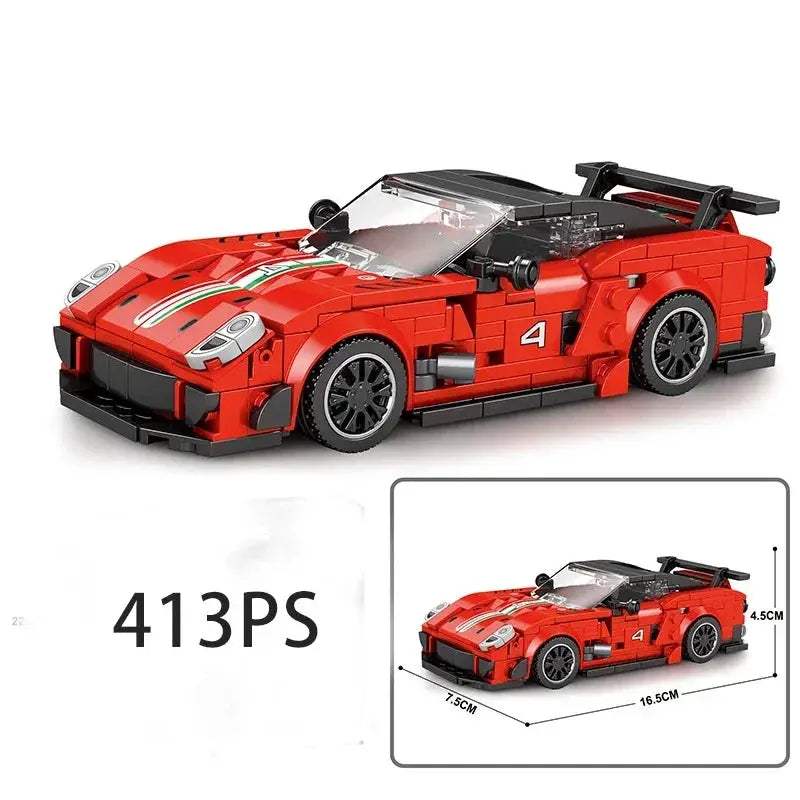 Speed Series Racing Sports Vehiclea Technique Car Supercar Building Blocks Set Bricks Classic MOC Model Toys For Kids - ToylandEU