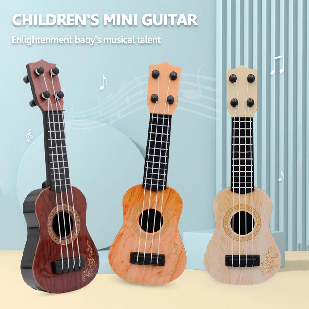 Mini Ukulele For Beginners 4 String Educational Toy Guitar
