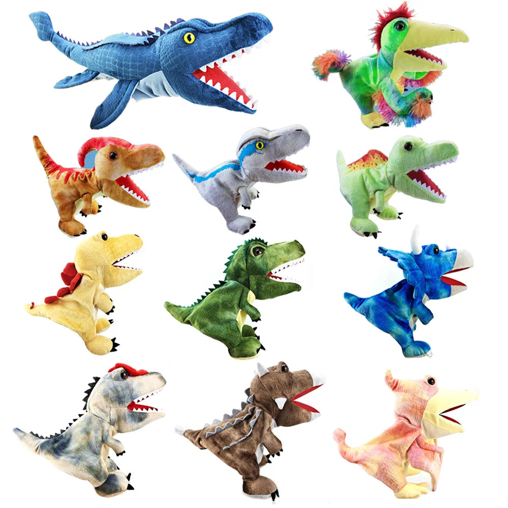 Dinosaur Hand Puppet Plush for Kids and Performances