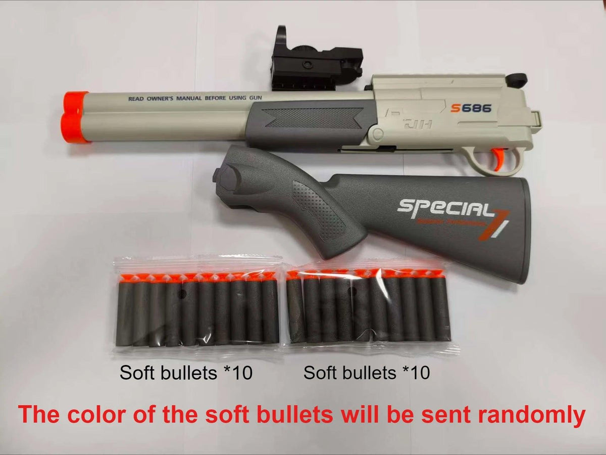 Double Barrel Toy Gun | Non Electric | Toylandeu™