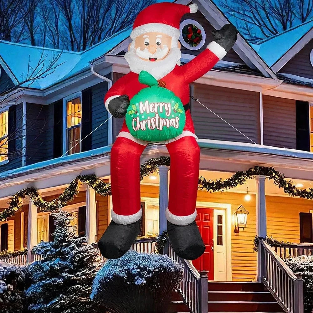 Inflatable Santa Claus | 1.8M LED Lighted | Outdoor Yard Decor | 5Ft