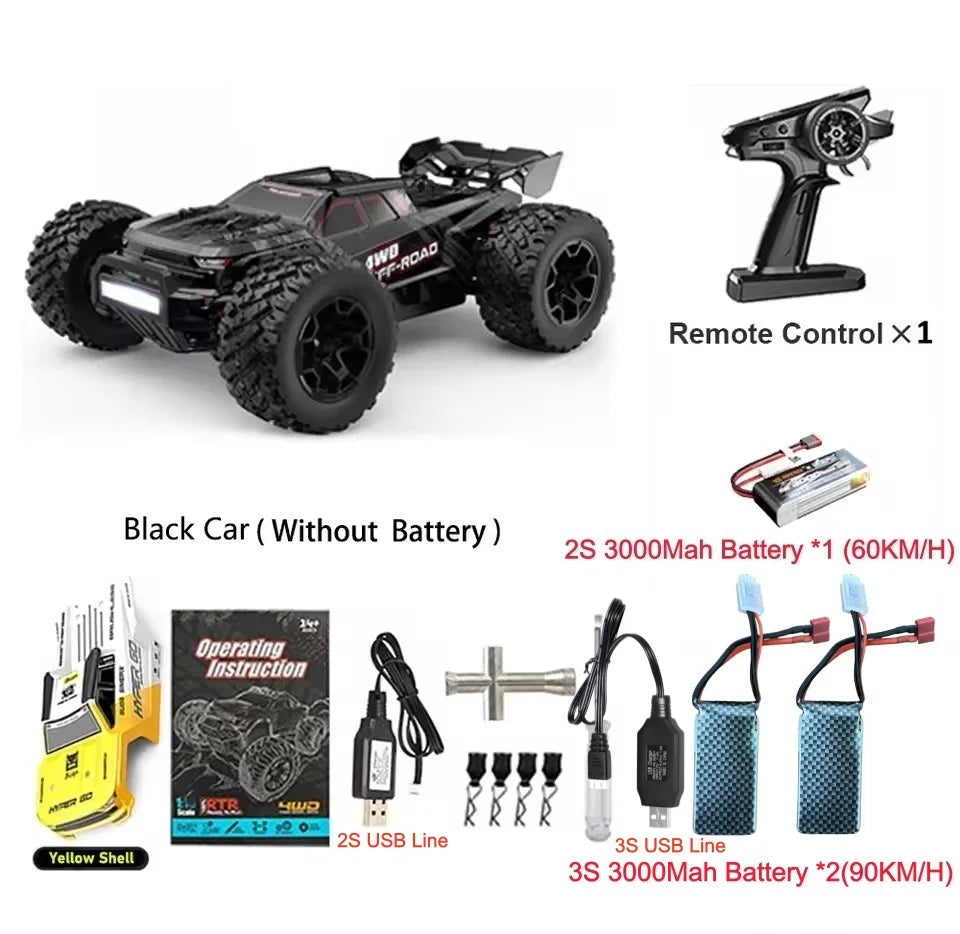 Brushless 14 Scale RC Car 4WD High Speed Offroad Racing