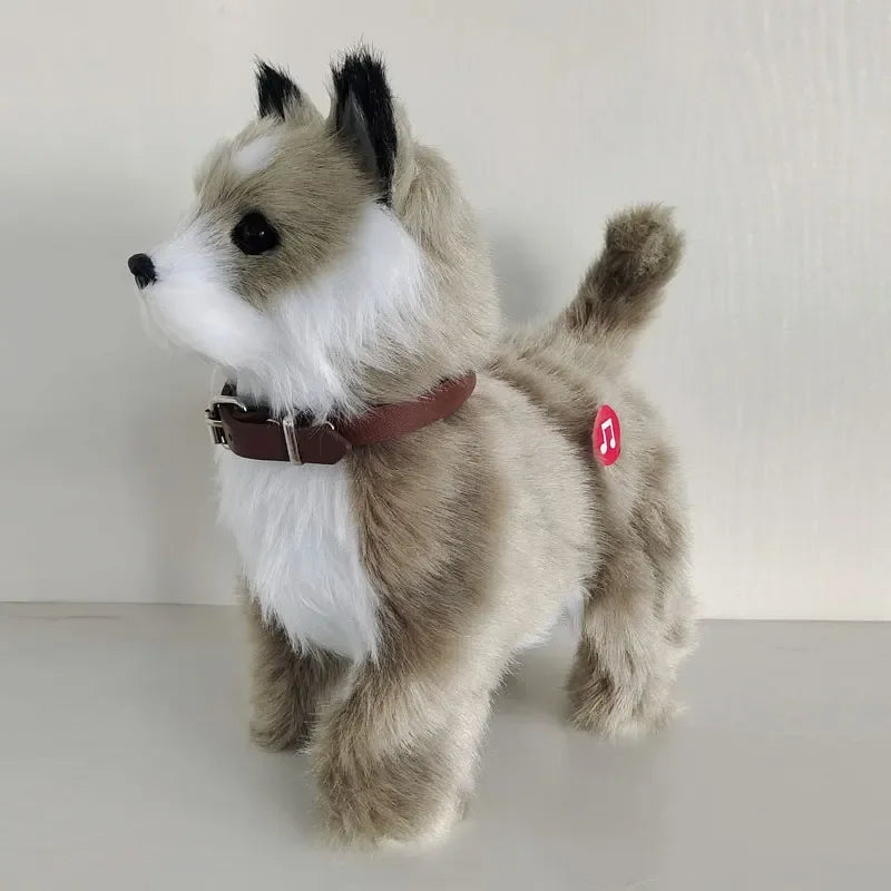 Interactive Robot Puppy Plush Toy With Sound Control - ToylandEU
