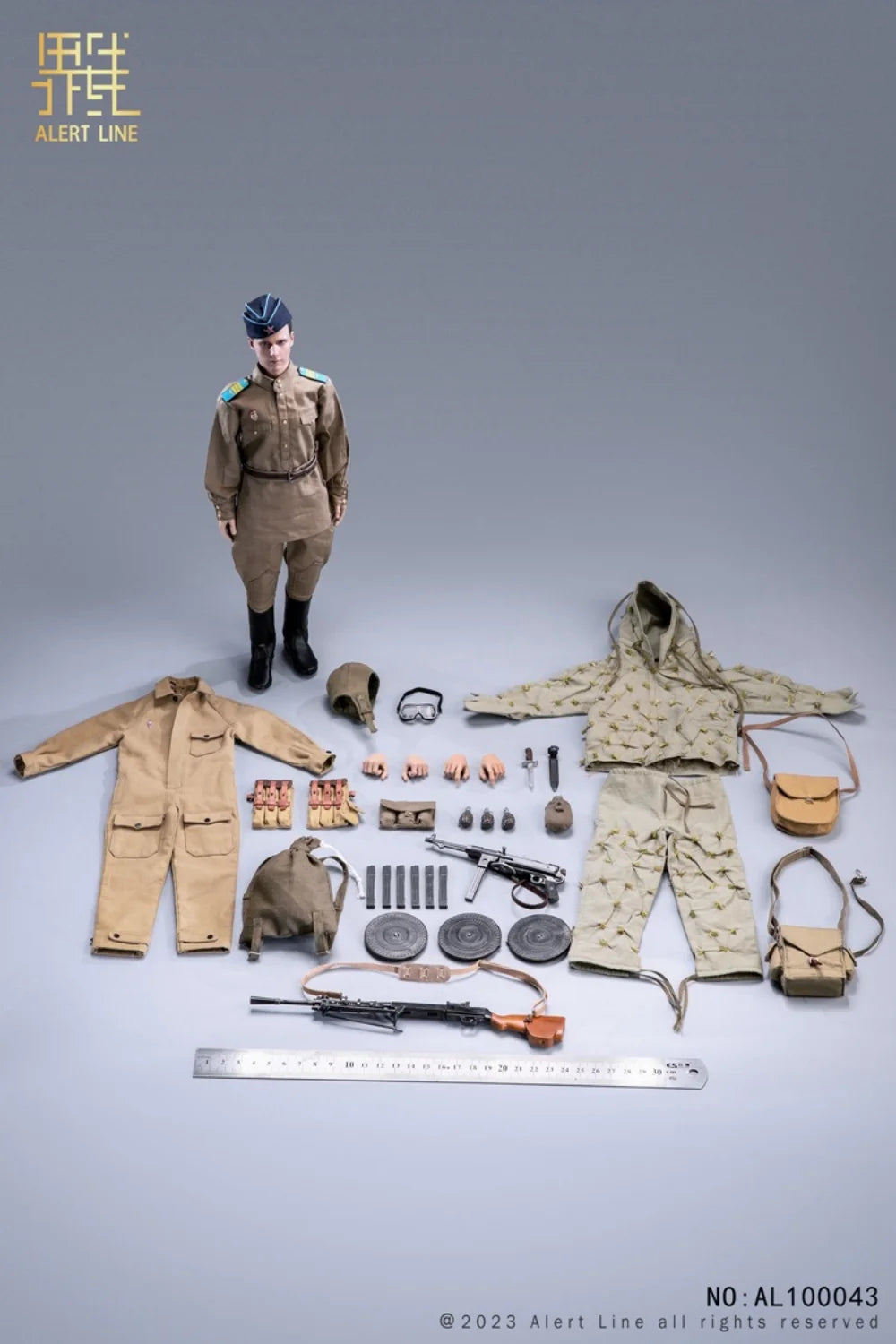 1/6 Scale Action Figure Set | Airborne Troops Soldier | Male Soldier | 12 Inch