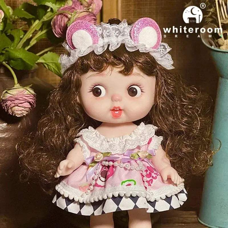 Reborn Baby Doll 25cm Cute Big Head Gift For Girls - ToylandEU