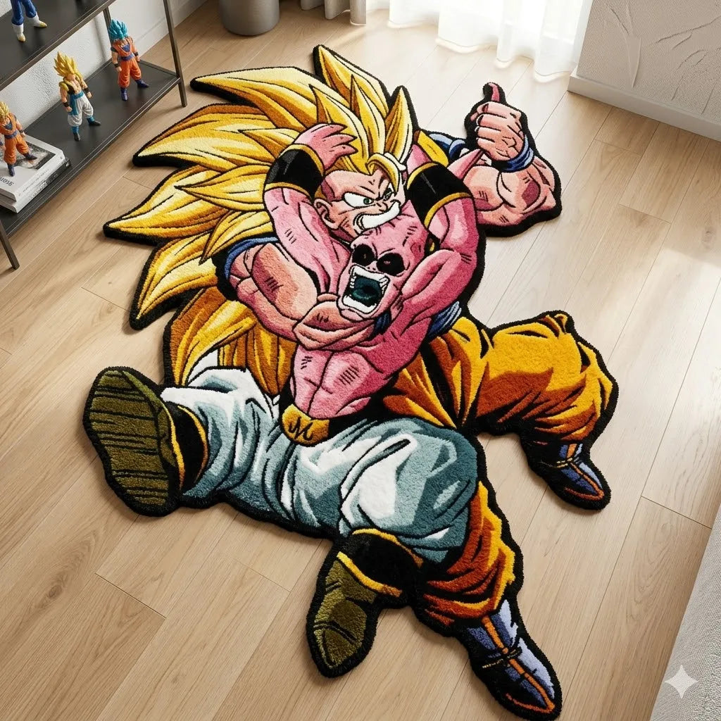 Area Rug Custom Anime | Diameter 50 To 150Cm | Cartoon Print | Kids Bedroom Mat