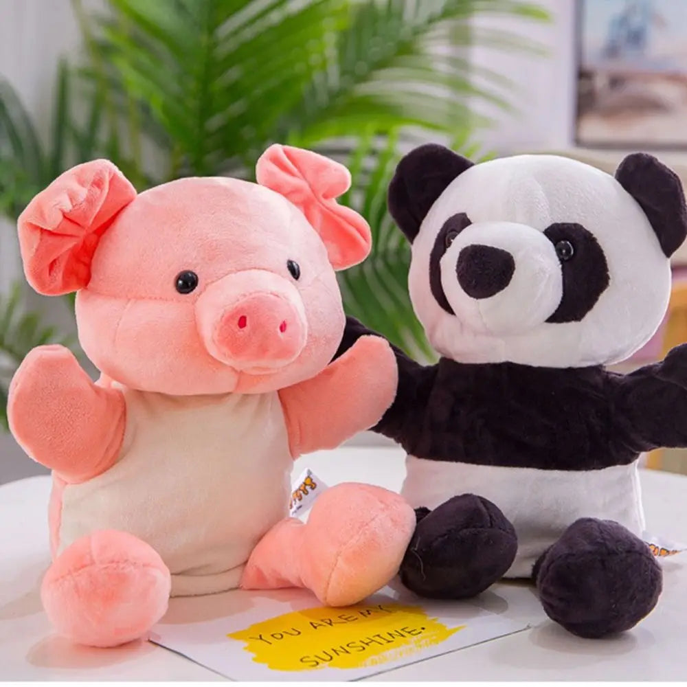 Cute Panda Hand Puppet Plush Toy for Children's Storytelling - ToylandEU