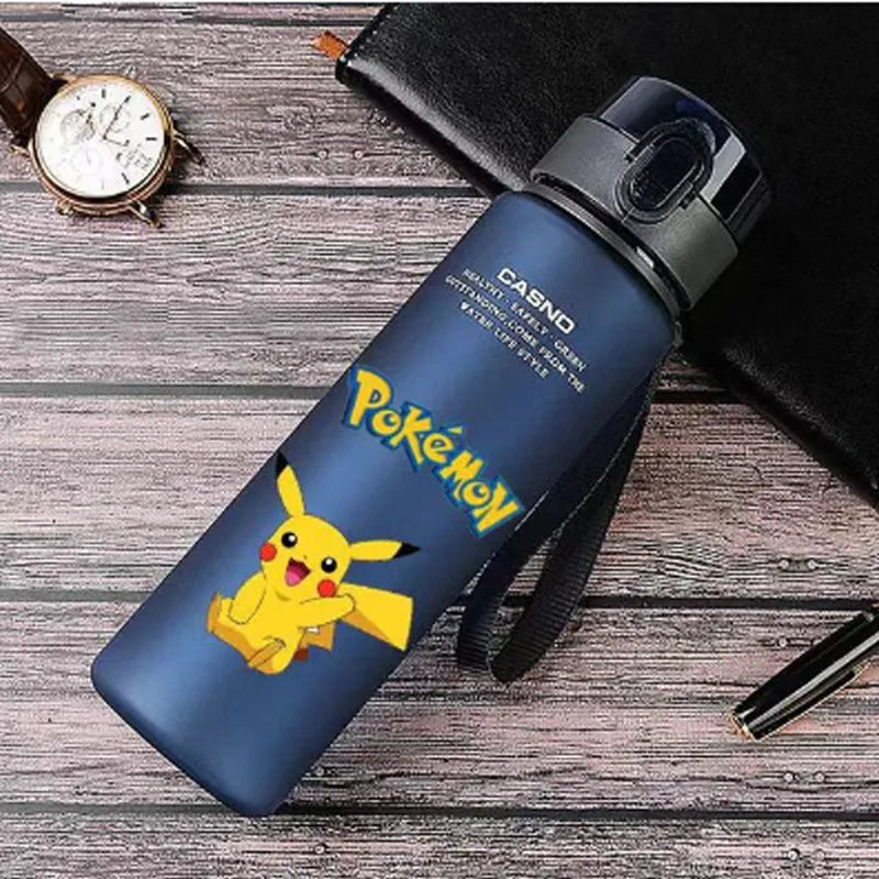 Pokemon Pikachu 560ML Portable Water Bottle with Cute Pikachu Design