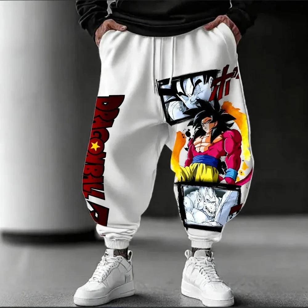 Dragon Ball Sweatpants | Pure Cotton | Animation Print | Unisex S XL
