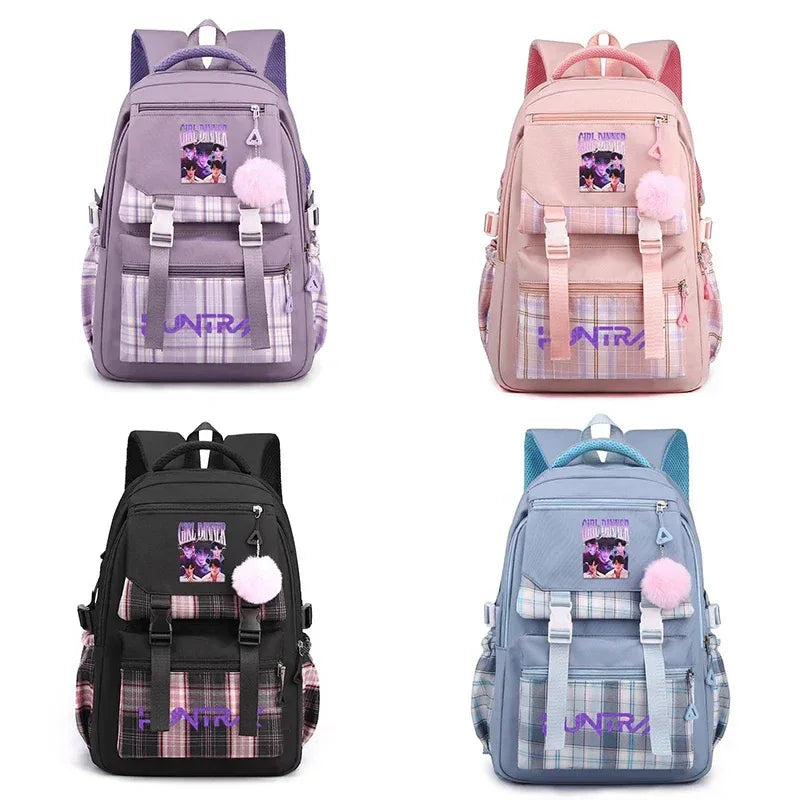 Anime Demon Hunters Backpack Large Capacity Unisex School Bag - ToylandEU