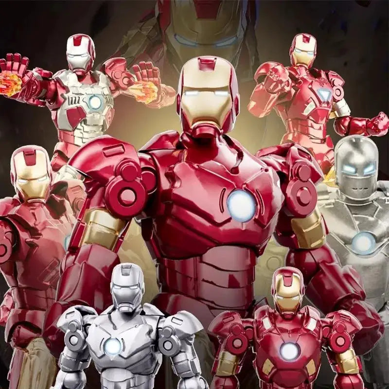 7cm Iron Man Action Figure Model Toy Line - Marvel Movie Assembled Statue | Ideal Collectible Gift for Boys, Great Xmas Gift - ToylandEU
