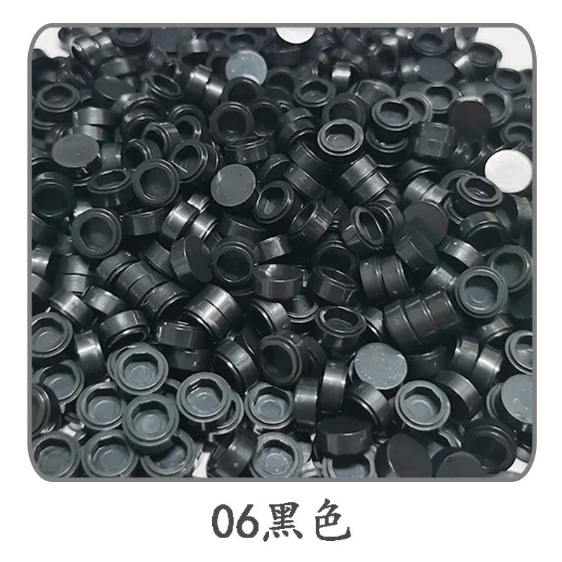 Small Particle Bricks | 1x1 Round Tiles | Compatible With Lego | MOC Builders