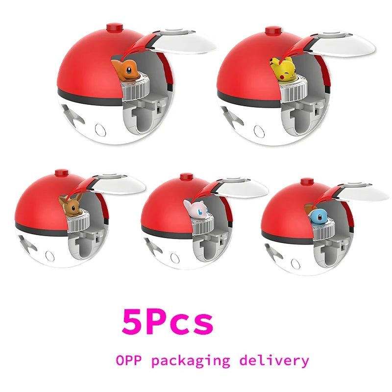 Pokemon Arena Set | Spinning Top Battle Game | Pokeball Box | Figures