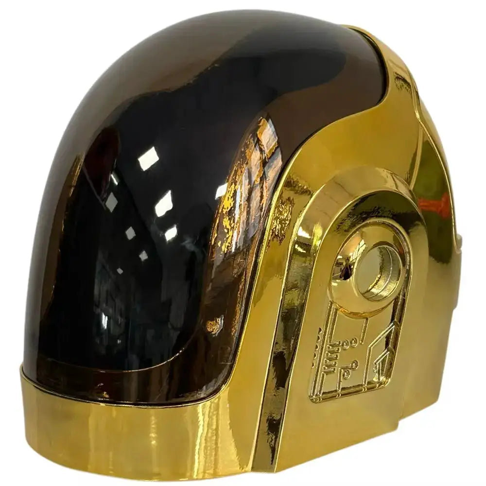 Daft Punk Helmet Gold Black Full Face Cosplay Mask Unisex Adult Size Halloween Music Festival Rave Party Costume Prop - ToylandEU