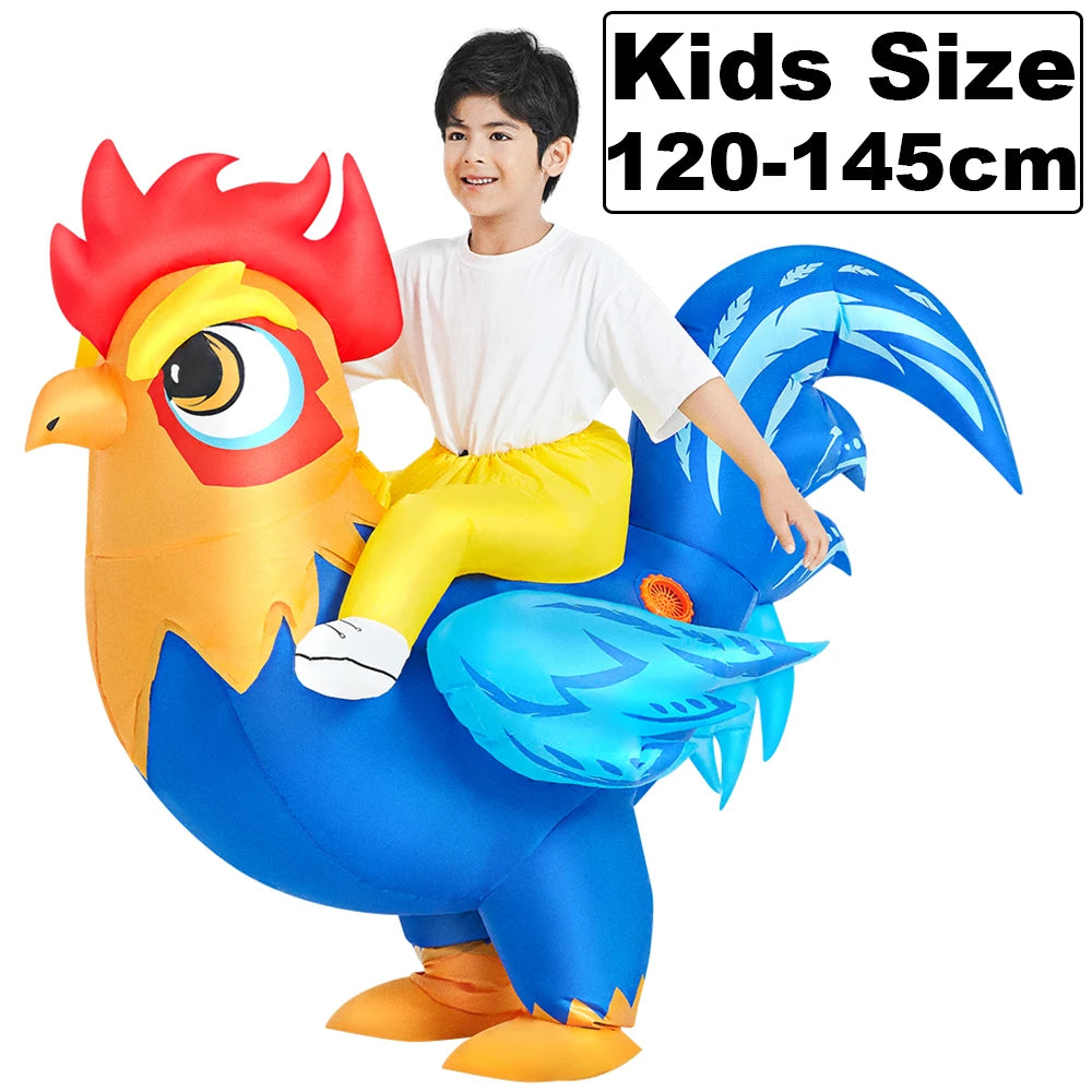 Inflatable Dinosaur Costume | Unisex Fit | Air Blown | Adult Youth Party Suit