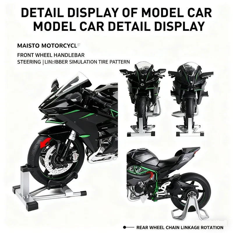 1:9 Diecast Racing Motorcycle Model With Sound And Light - ToylandEU