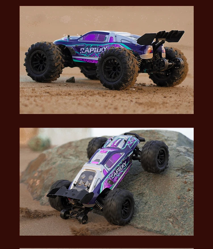 RC SG116 MAX 1:16 High-Speed 4WD RC Drift Racing Monster Truck - 70KM/H Off-Road Remote Control Car for Kids