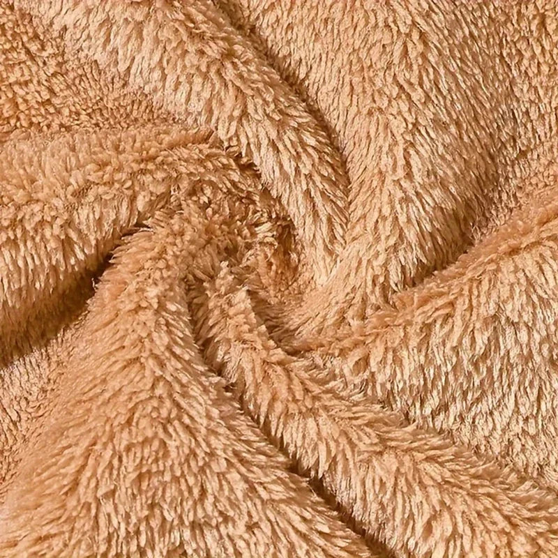 Hooded Baby Bath Towel | Coral Velvet | 80X80 Cm | Infant