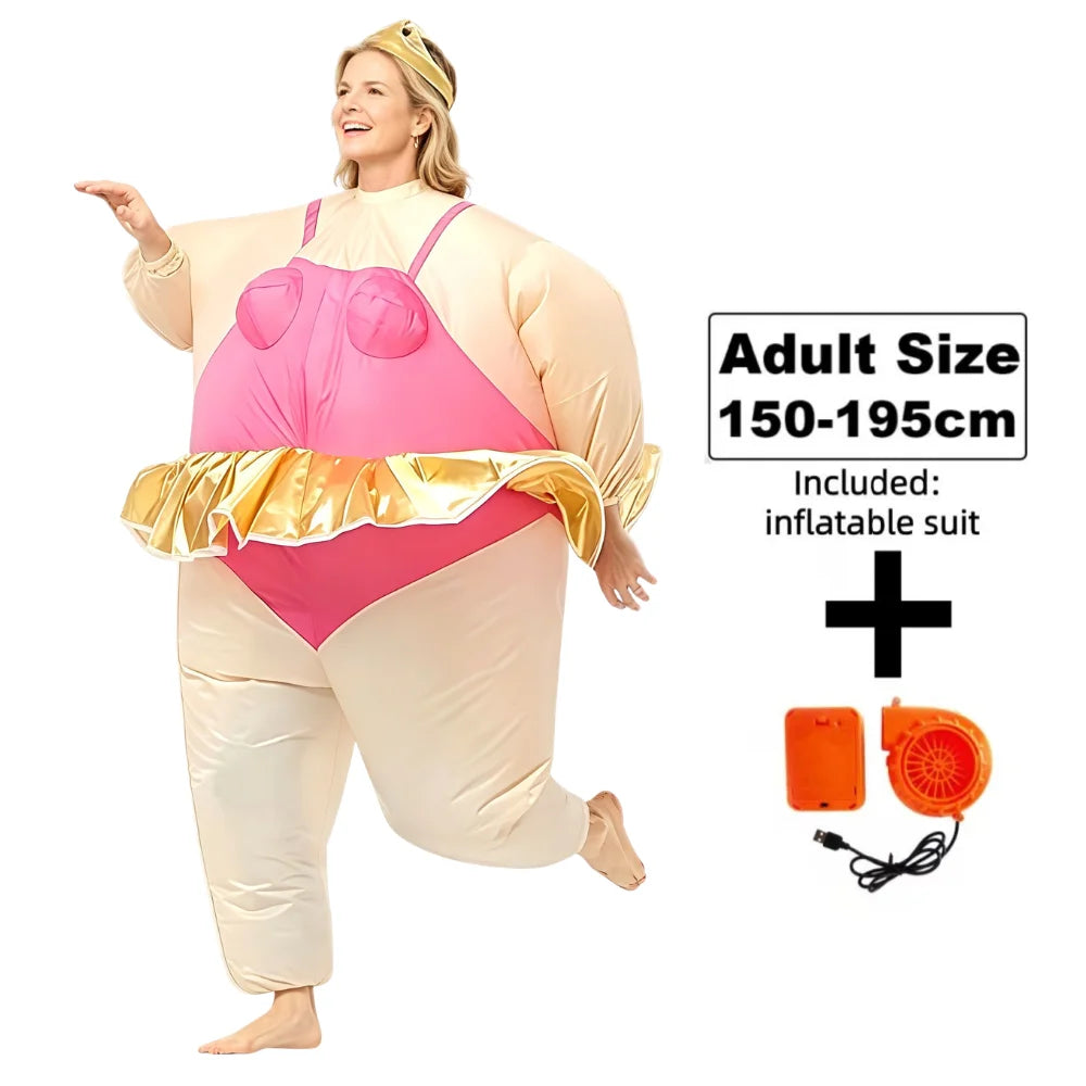 Inflatable Shark Costume | Standing Shape | Polyester Material | Unisex