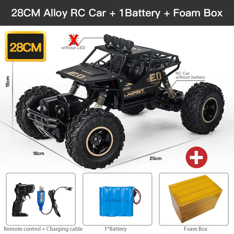 Off Road 4WD RC Car With Premium LED Lighting Remote