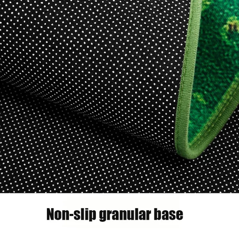 Indoor Mini Golf Mat With Suspended Dartboard Practice Aid - ToylandEU