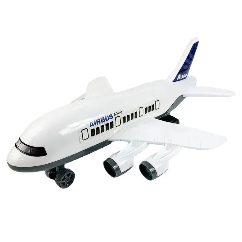 Large Size Boys A380 Airplane Model Simulation Inertia Track - ToylandEU