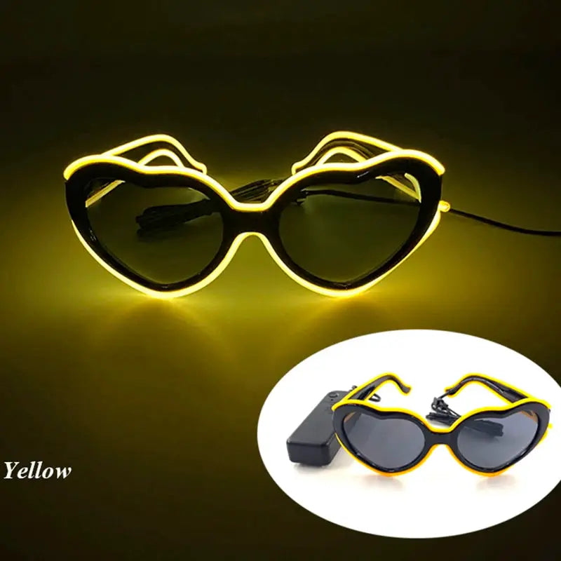New Party Glasses Luminous Colorful LED Glasses Lighting Up Nightclub DJ Bar Music Dance Party Young Man Children Birthday Gift - ToylandEU
