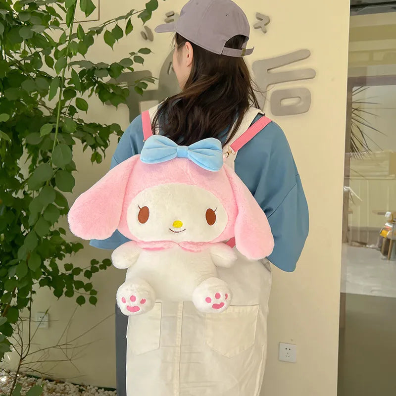 Sanrios Cinnamoroll Kuromi Melody Plush Dolls Backpacks New - ToylandEU