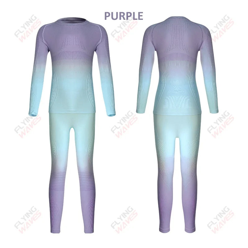 Kids Thermal Base Layer Set | Quick Drying | Sweat Wicking | S M L Sizes