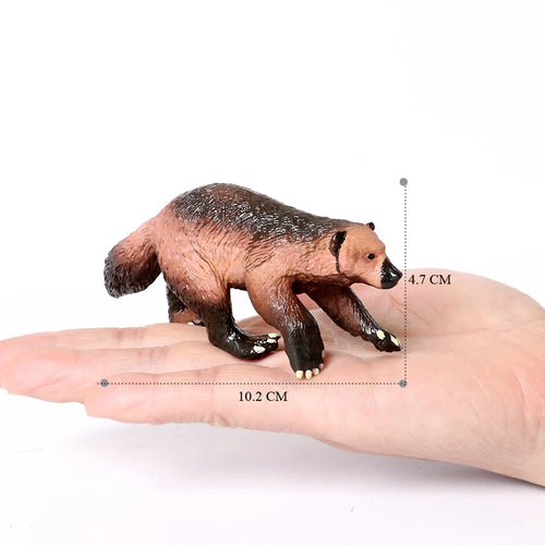 Hand-Painted Forest Animal Figures Set with Otters, Meerkat, and Beaver Model ToylandEU.com Toyland EU