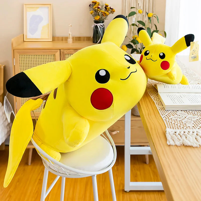 20-50CM Big Size Pikachu Plush Doll Creeping Pokemon Sleeping Pillow Toyland EU