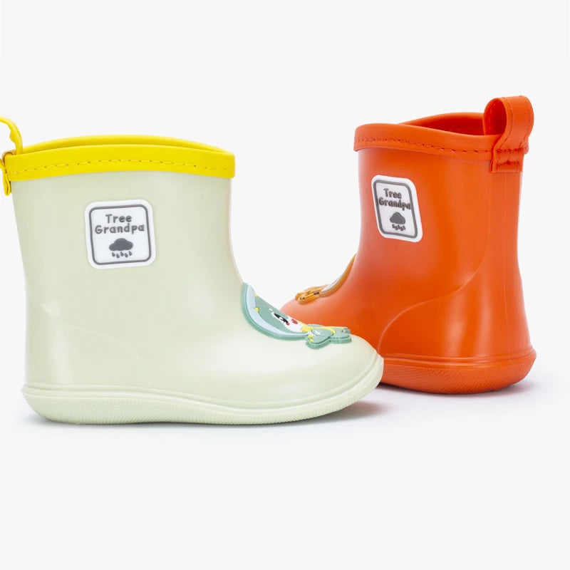 Toddler Rain Boots | Waterproof | Easy On | For Ages 1 To 6