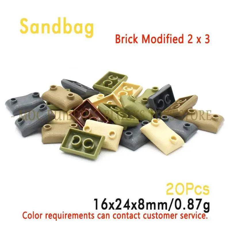 Premium Military Scene Building Set Lego Compatible With Barbed Wire Sandbags And Army Figures For Military Enthusiasts - ToylandEU