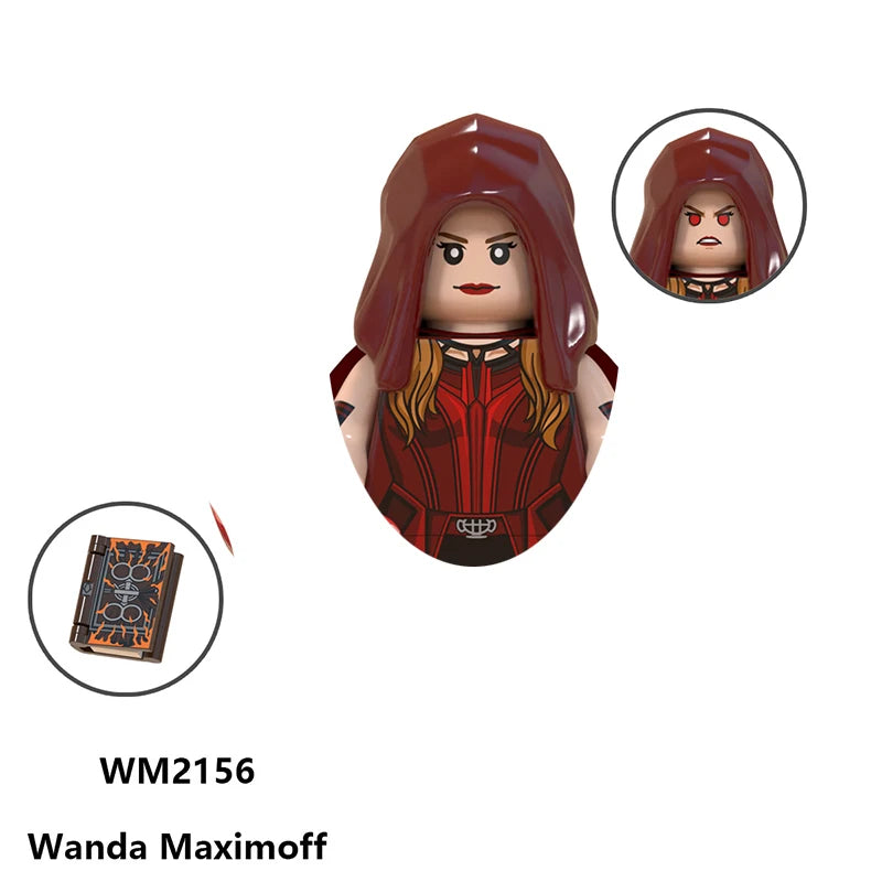 Hasbro Marvel Legends Wanda Vision Mini Action Figures Building Blocks