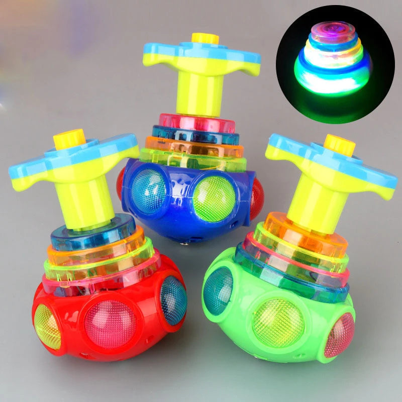 Luminous Glow-in-the-Dark Musical Spinning Fidget Gyro Toy - ToylandEU