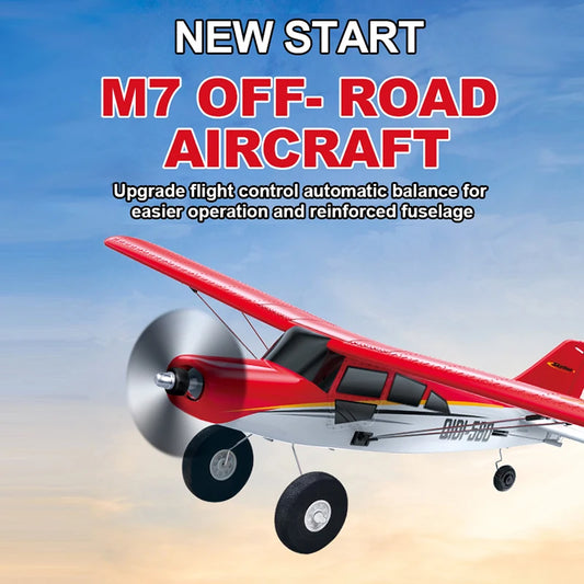 Qidi560 RC Plane Moore M7 Off-road 4CH Remote Control Airplane Brushless Fixed Wing Aircraft Model EPP Foam Toys for Children