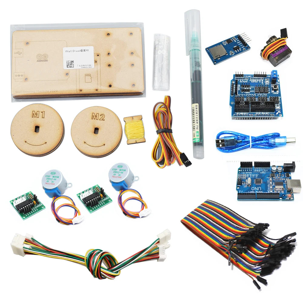 Creative Arduino UNO Drawing Robot Kit - DIY Stepper Motor Fun for Teens