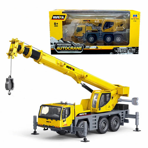 1:50 Diecast Truck-mounted Crane Alloy Model Simulation ToylandEU.com Toyland EU