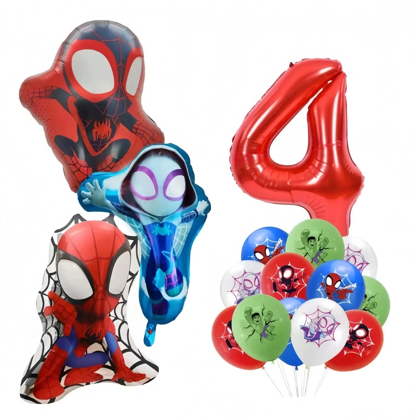 Spider Hero Tableware Kit | Birthday Party Supplies | Plates Cups Tablecloth