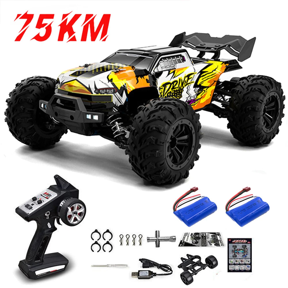 RC Cars 2.4G 390 Moter High Speed Racing with LED 4WD Drift Remote Toyland EU