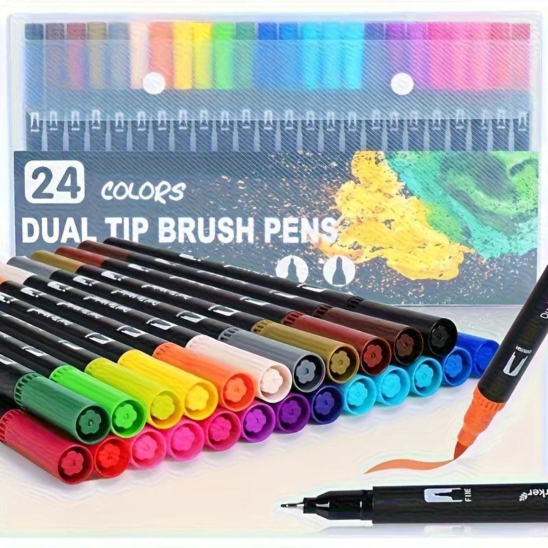 Watercolor Markers | Double Ended | Toylandeu™