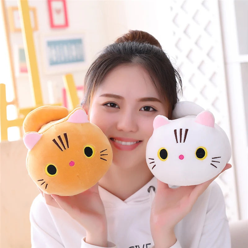 Charming Cartoon Cat Plush Toy - Perfect Gift for Kids' Celebrations