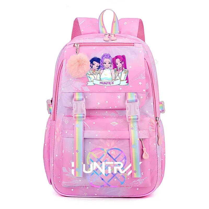 Anime Demon Hunters Backpack High Capacity With Cartoon Graphics - ToylandEU