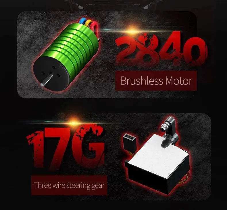 Teeggi 16101 /16102 PRO High Speed 1:16 RC Car With LED - ToylandEU