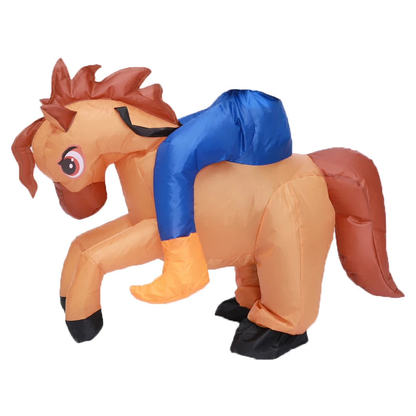 Inflatable Horse Rider Costume for Kids - Fun for Parties & Halloween!