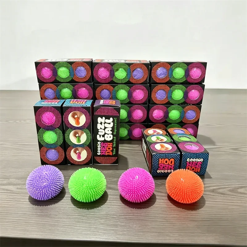 Mini Sensory Fidget Balls | Non-Toxic Texture | ADHD Stress Relief | 3 Pack