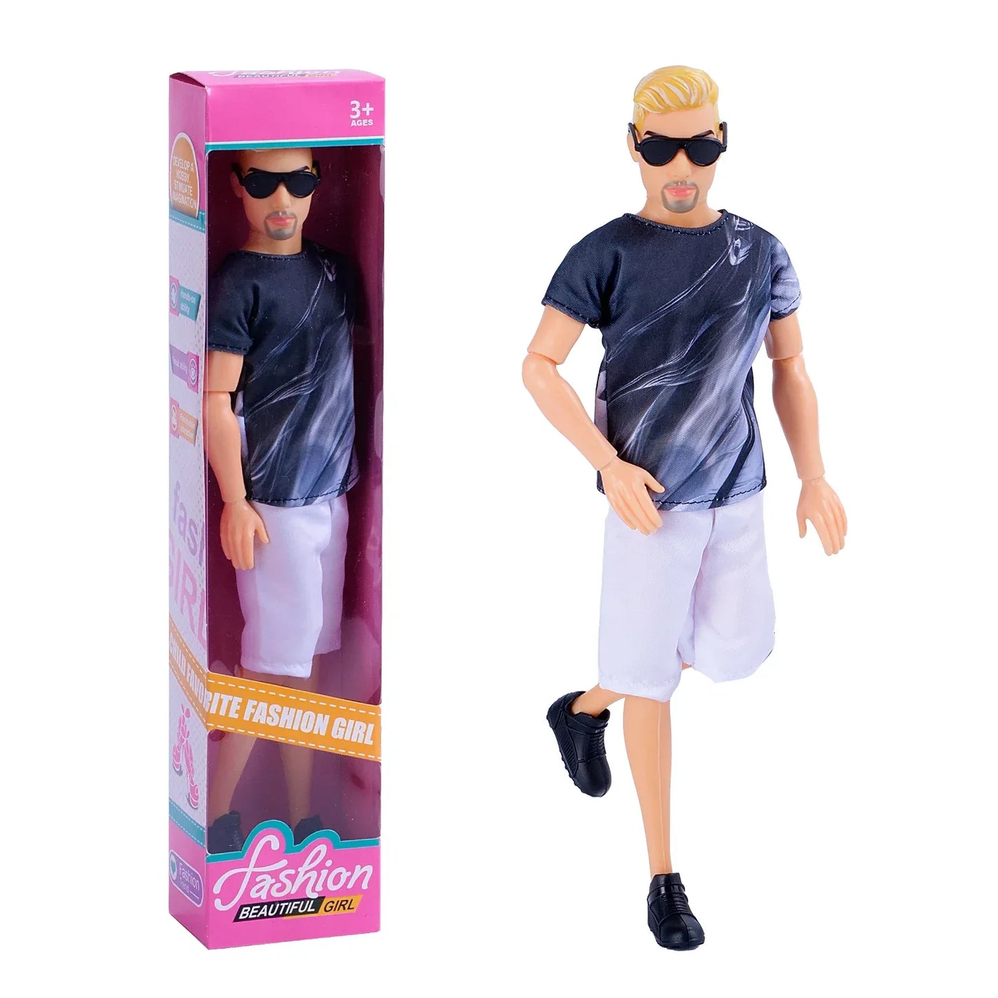 30cm BJD Doll With Moveable Joints And Deluxe Outfit