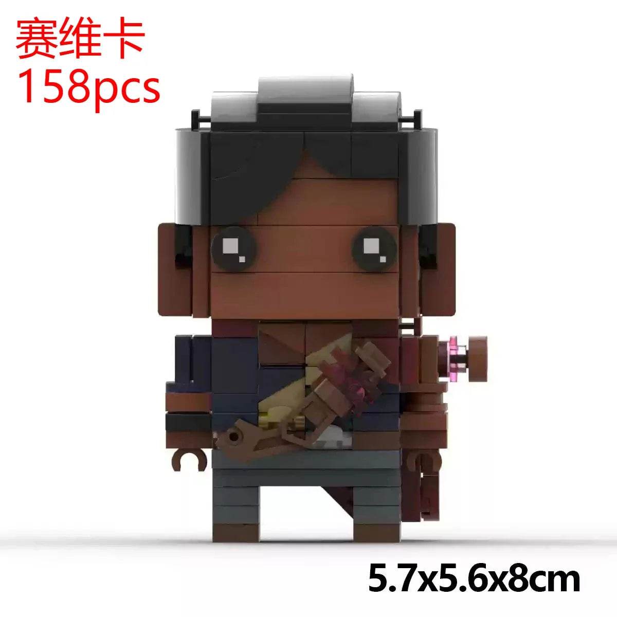 Battle Of Two Cities Moc Brickheadz Jinx Vi Ekko Toy Set - ToylandEU