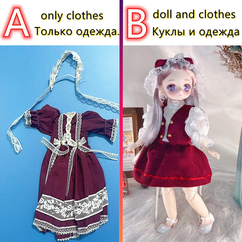 Anime Face Doll and Fashion Princess 1/6 Replacement Clothes Set ToylandEU.com Toyland EU