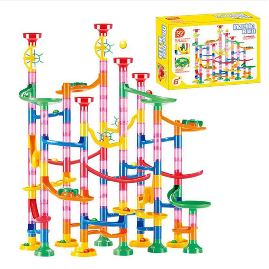 Marble Run Building Blocks Slide Toys For Children DIY Track Pipe - ToylandEU